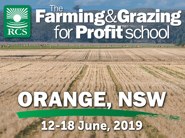 The Farming and grazing for profit school Orange, NSW. Wheat stubble with sheep graing in the background.