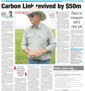 QCL Article - Carbon Link revived by $50m by Matthew Cawood